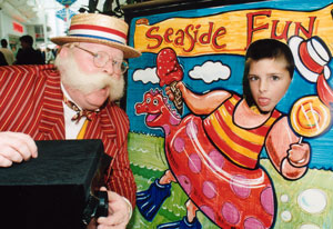 Have your photo taken with Seaside Sid.