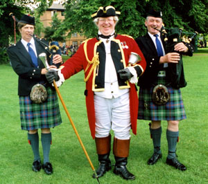 Alan's most famous role as Town Crier.