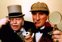 Alan as Dr. Watson.