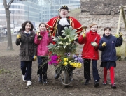 Helping out at a Britain in Bloom event