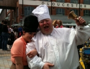 At the Gloucester Quays Food Festival with Stacie Stewart
