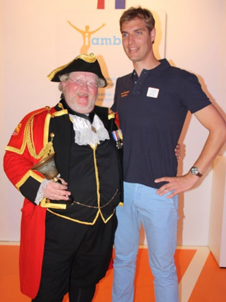 With Maarten van der Weijden, Netherlands Olympic Champion