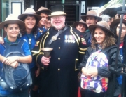 Meeting a group of Baden Powell Scouts from Portugal