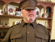 Alan Myatt in a First World War uniform.