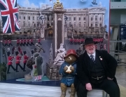 Alan Myatt with Paddington Bear