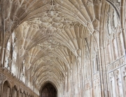 Inside Gloucester Cathedral