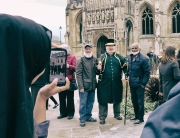 Alan at Gloucester Cathedral