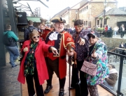 Alan and his friends at Camden Market