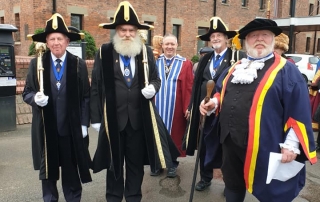 Alan Myatt with the Freemen of England and Wales