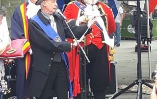 Alan Myatt at the Mock Mayor Making Ceremony 2019