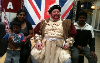 Alan Myatt as King Henry VIII