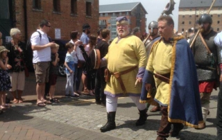 Alan at the Warrior Queen re-enactment