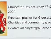 Alan's advert for Gloucester Day