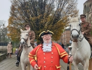 Alan Myatt at the Gloucester War Memorial