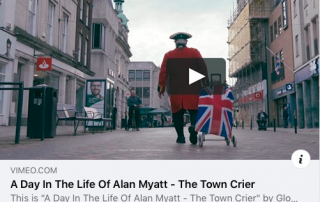 Alan Myatt's 'Day in the life of a Town Crier' film